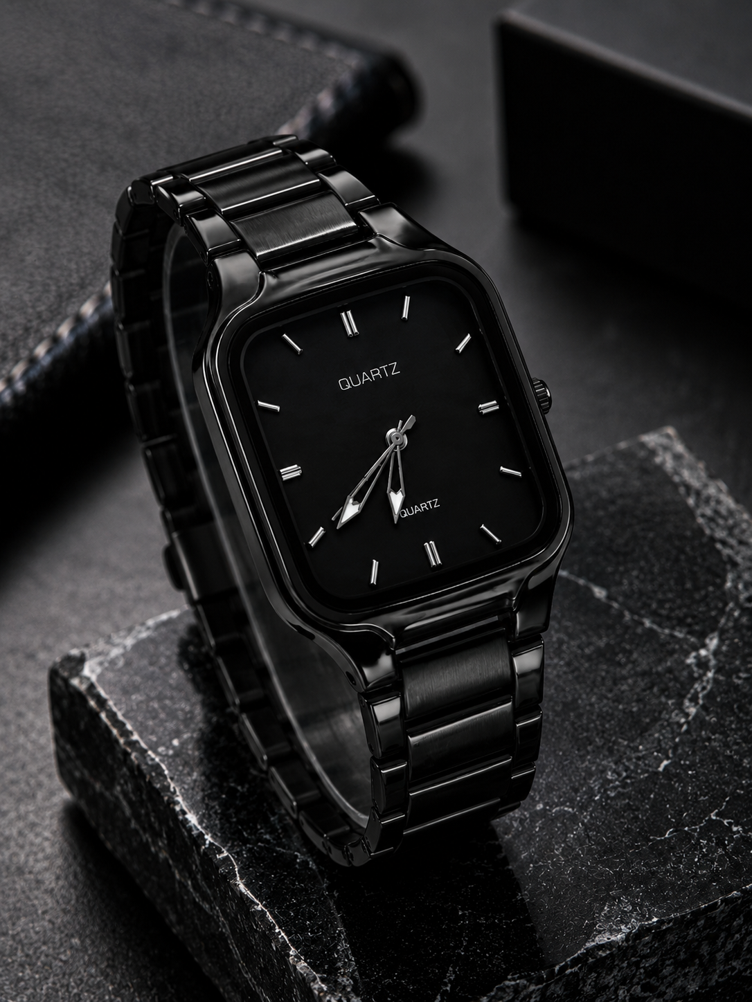 Stylish Black Analog Watch for Men