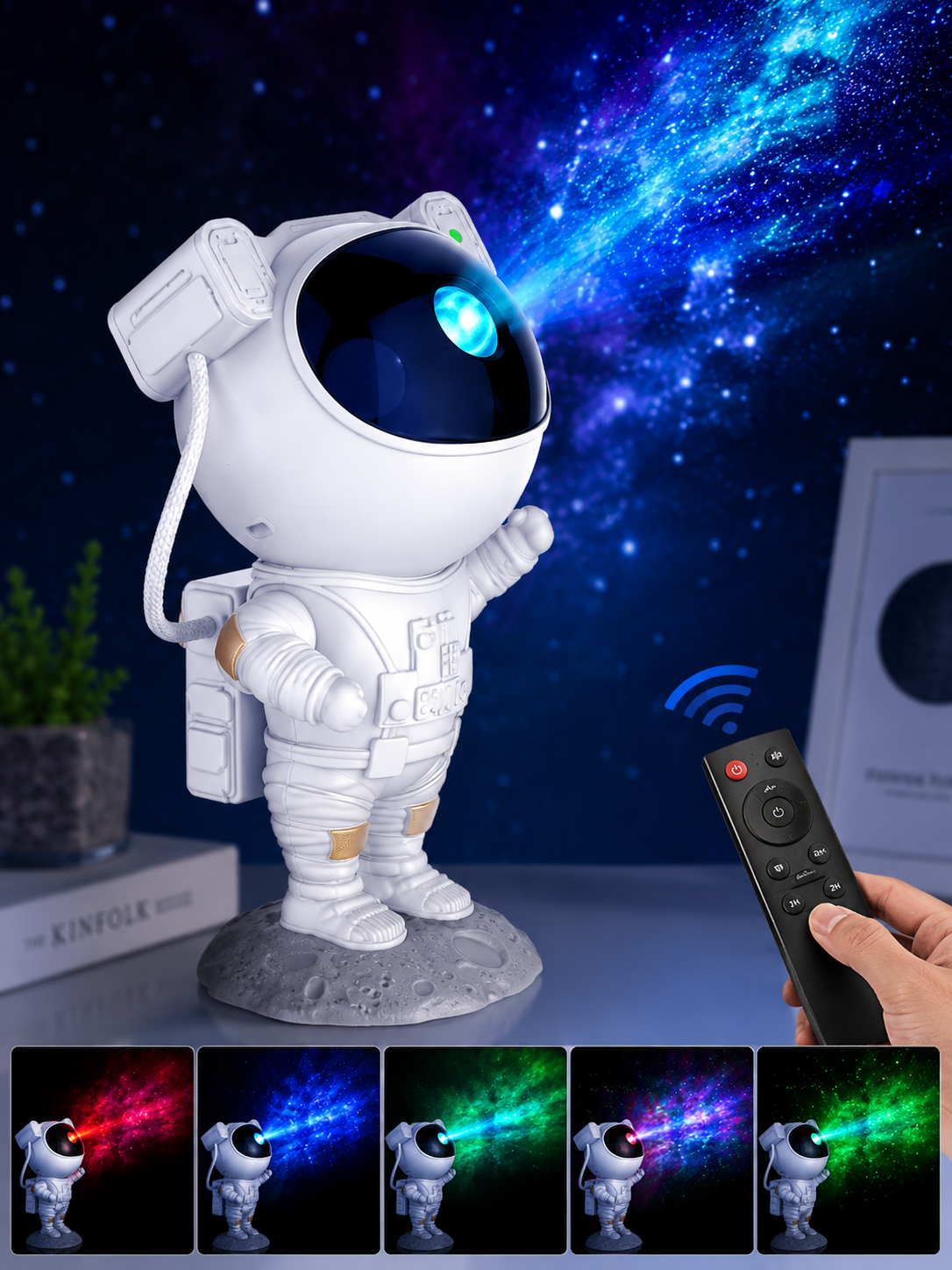 Astronaut Galaxy Projector Lamp