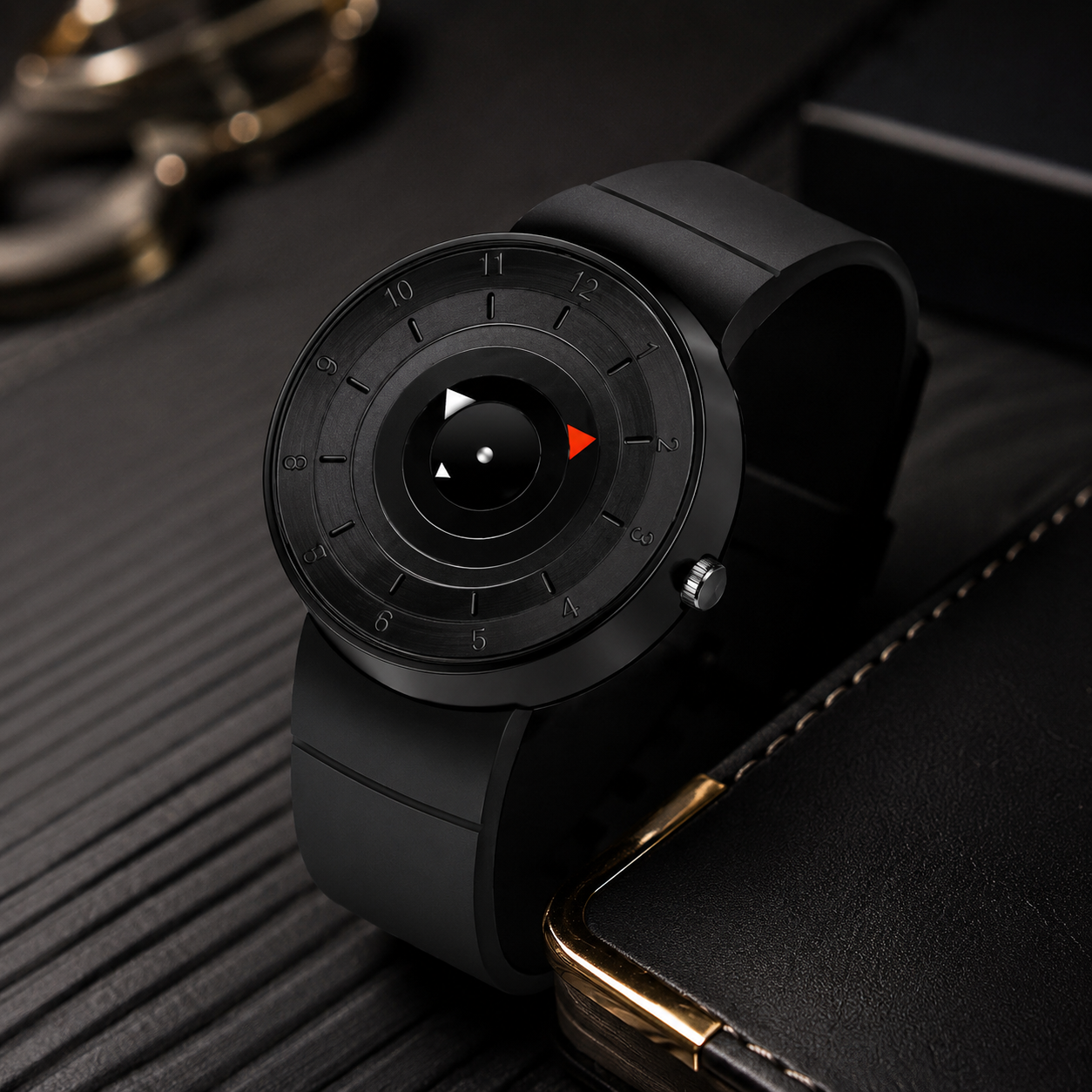Black Orbit Minimalist Watch For Men