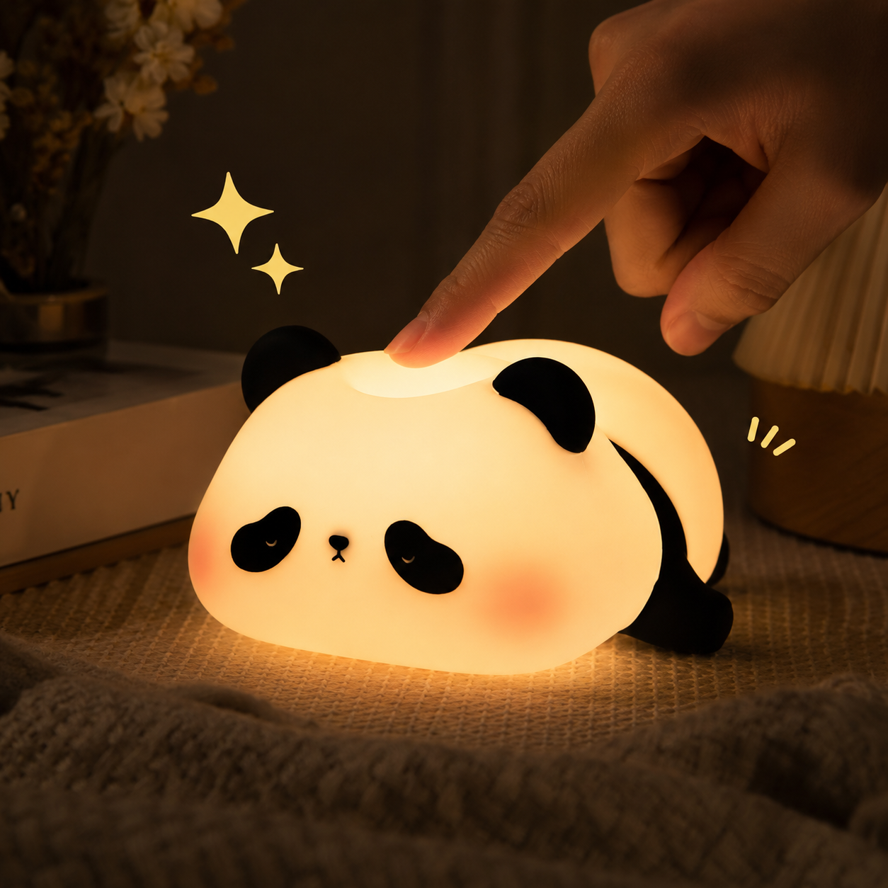Cute Panda Lamp Light For Girls and Boys | Cute Panda Night Light