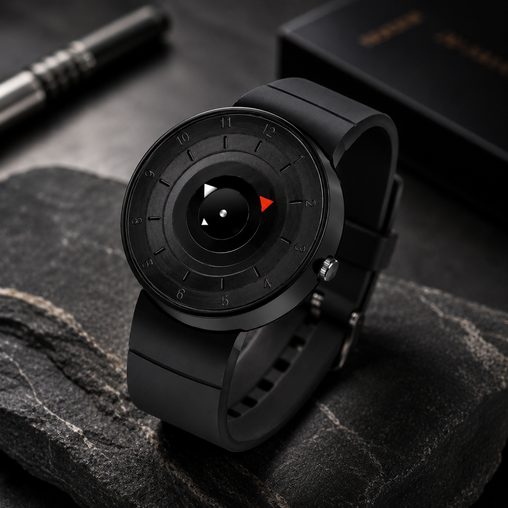 Black Orbit Minimalist Watch For Men