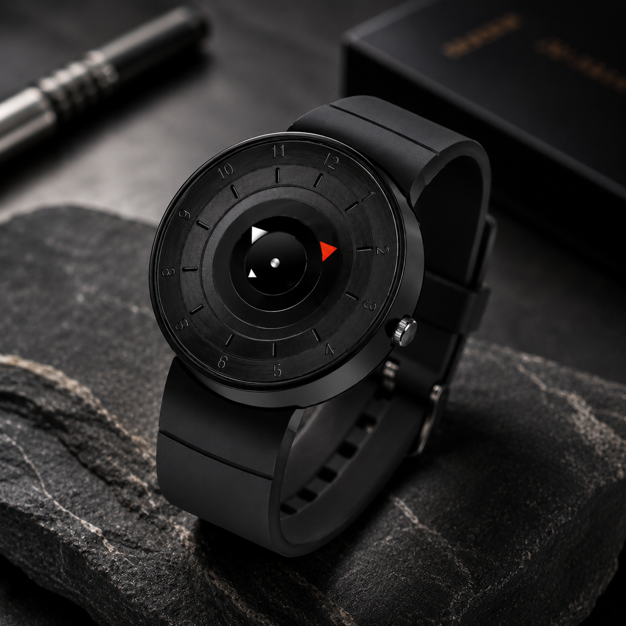 Black Orbit Minimalist Watch For Men