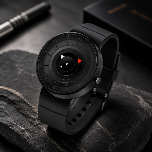 Black Orbit Minimalist Watch For Men
